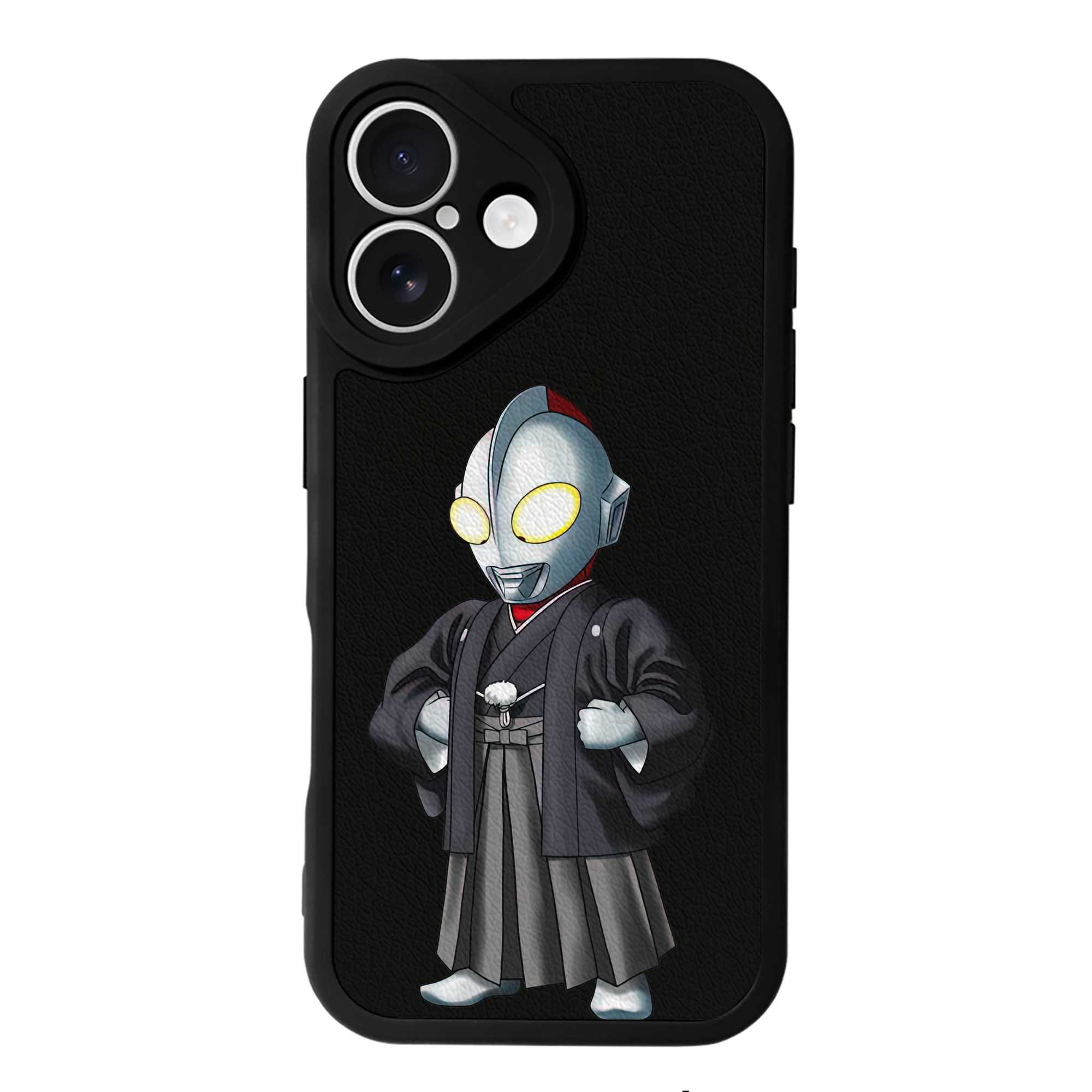 （画像用） ウルトラマン Ultraman 【iPhone 16シリーズ対応】シリコンスマホケース（レザー調） 材質：シリコン